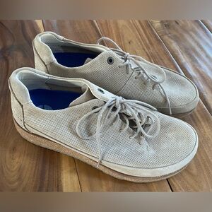 Birkenstock Honnef Light Low Sneaker Suede Sandcastle 40 US 9 LIKE NEW
